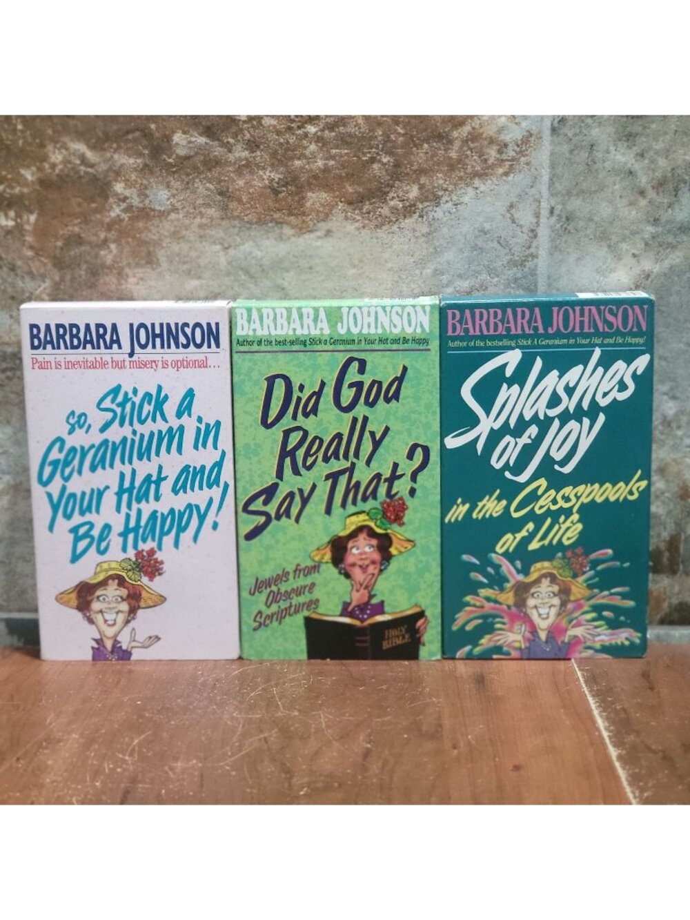 Barbara Johnson Vintage 3 VHS Lot 1994 Tested